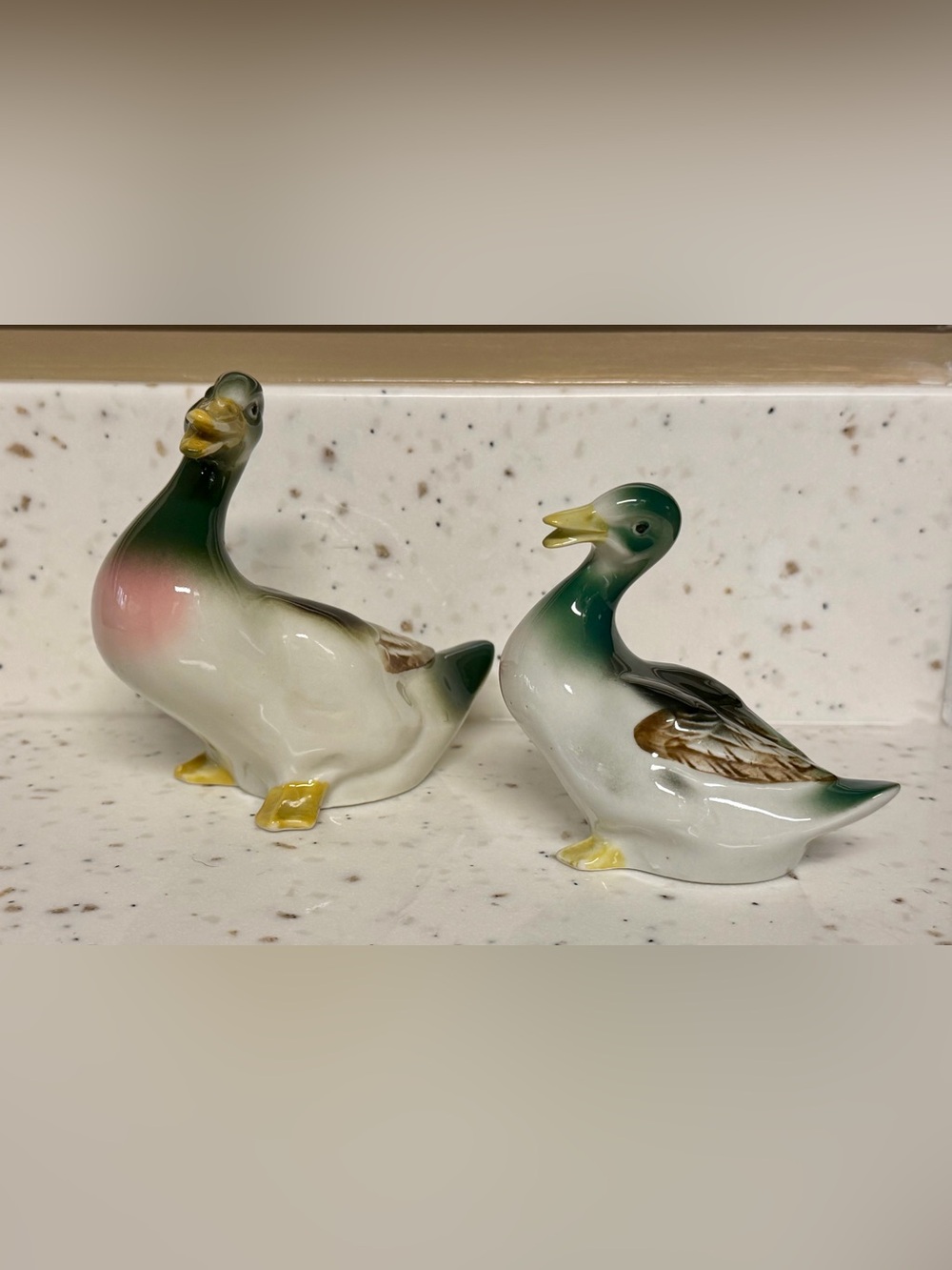 Vintage Porcelain Mallard Duck Figurines